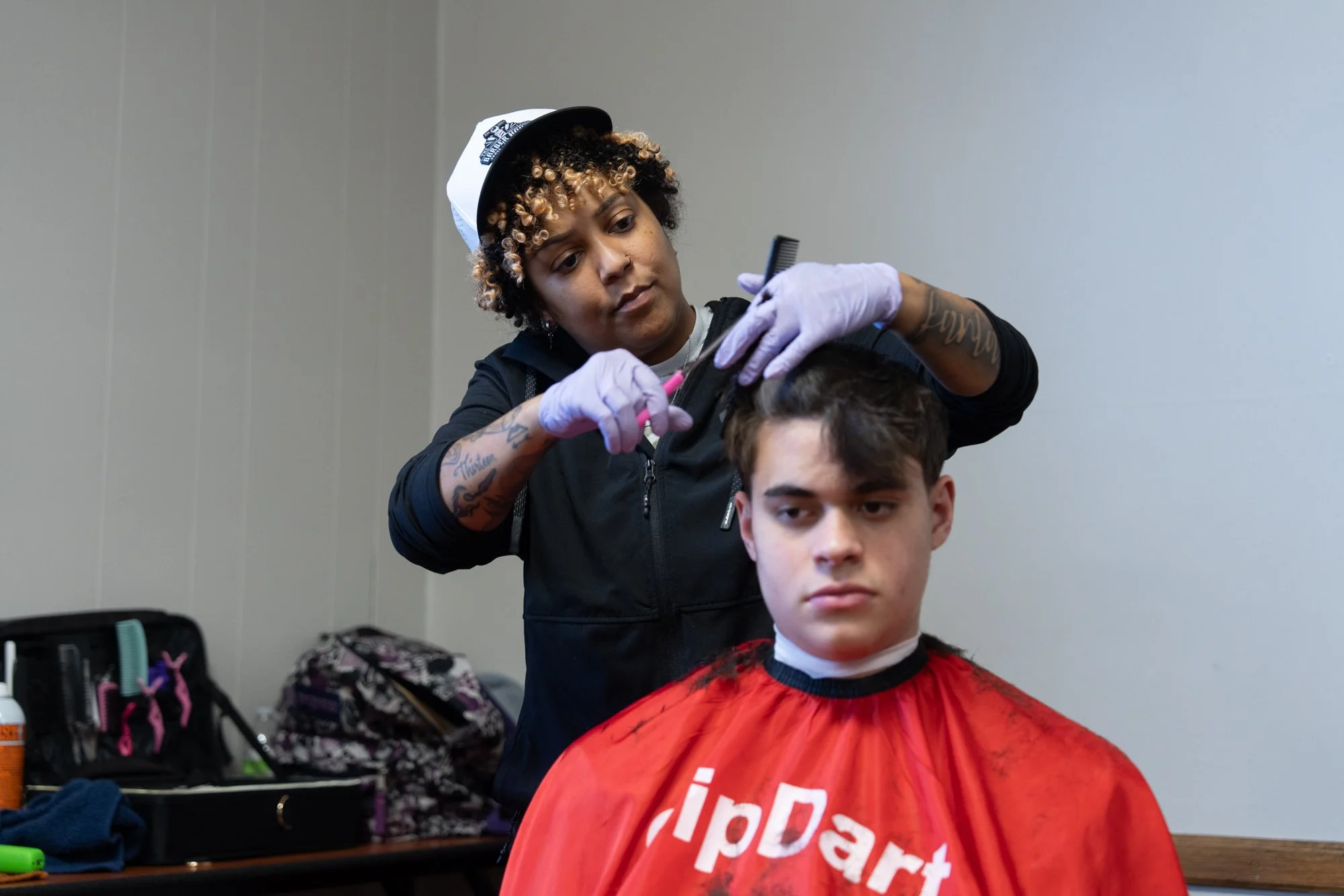 PHOTOS: Free haircuts for everyone!
