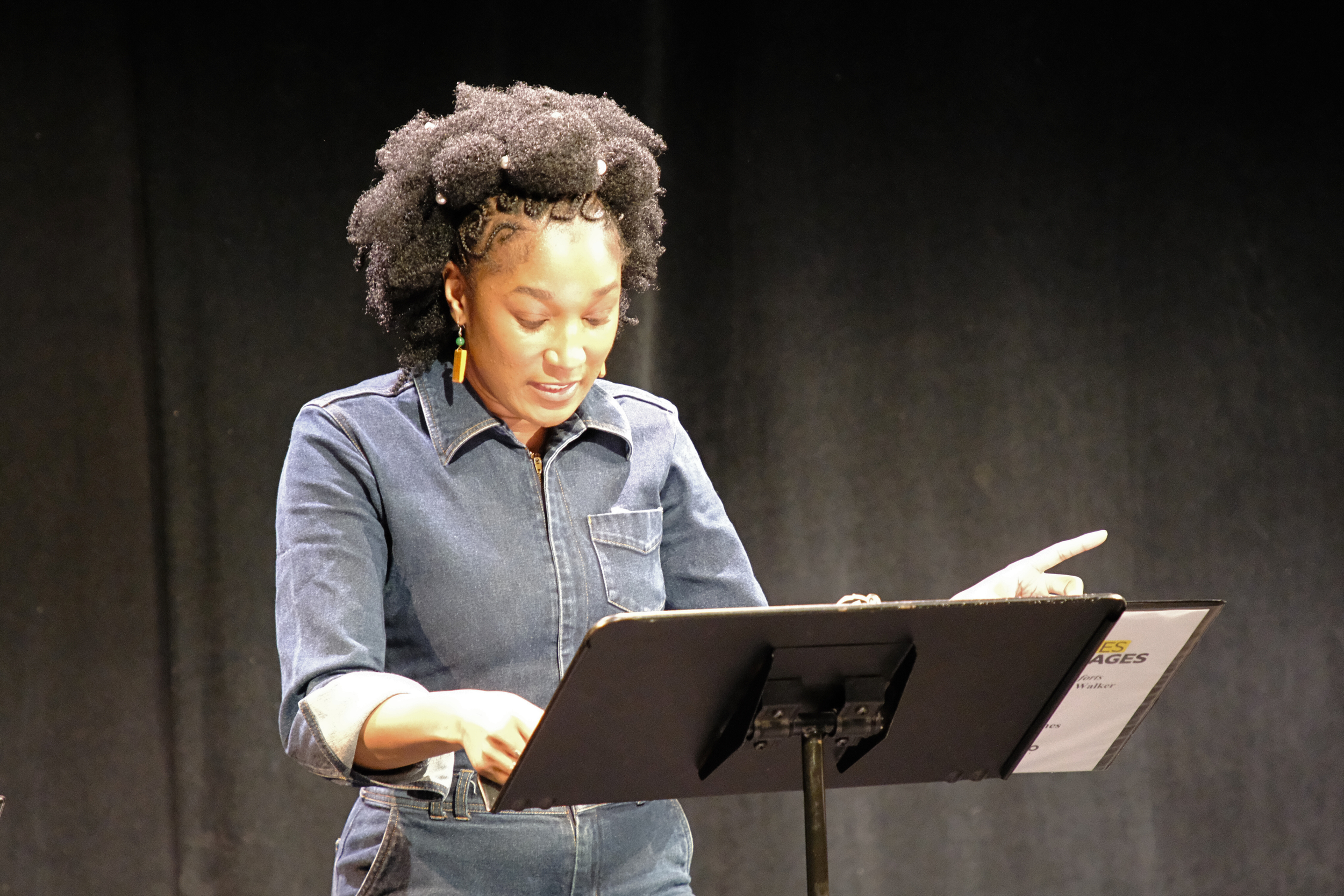 Familial Comforts Reading,                                   New Pages, New Stages Festival  Studio Theatre Jan 2026
Photography by Sarah Johnson