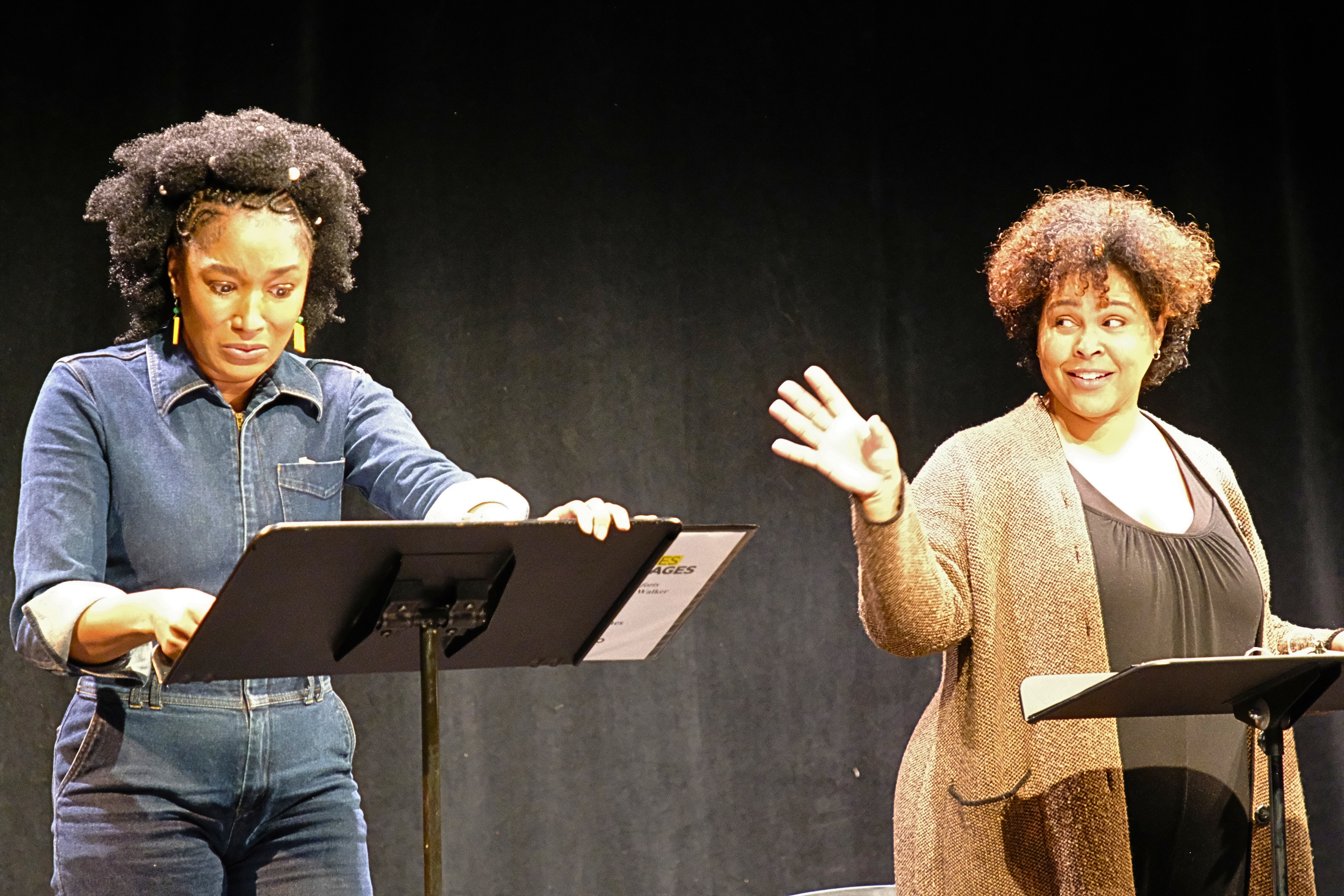 Familial Comforts Reading,                                   New Pages, New Stages Festival  Studio Theatre Jan 2026
Photography by Sarah Johnson