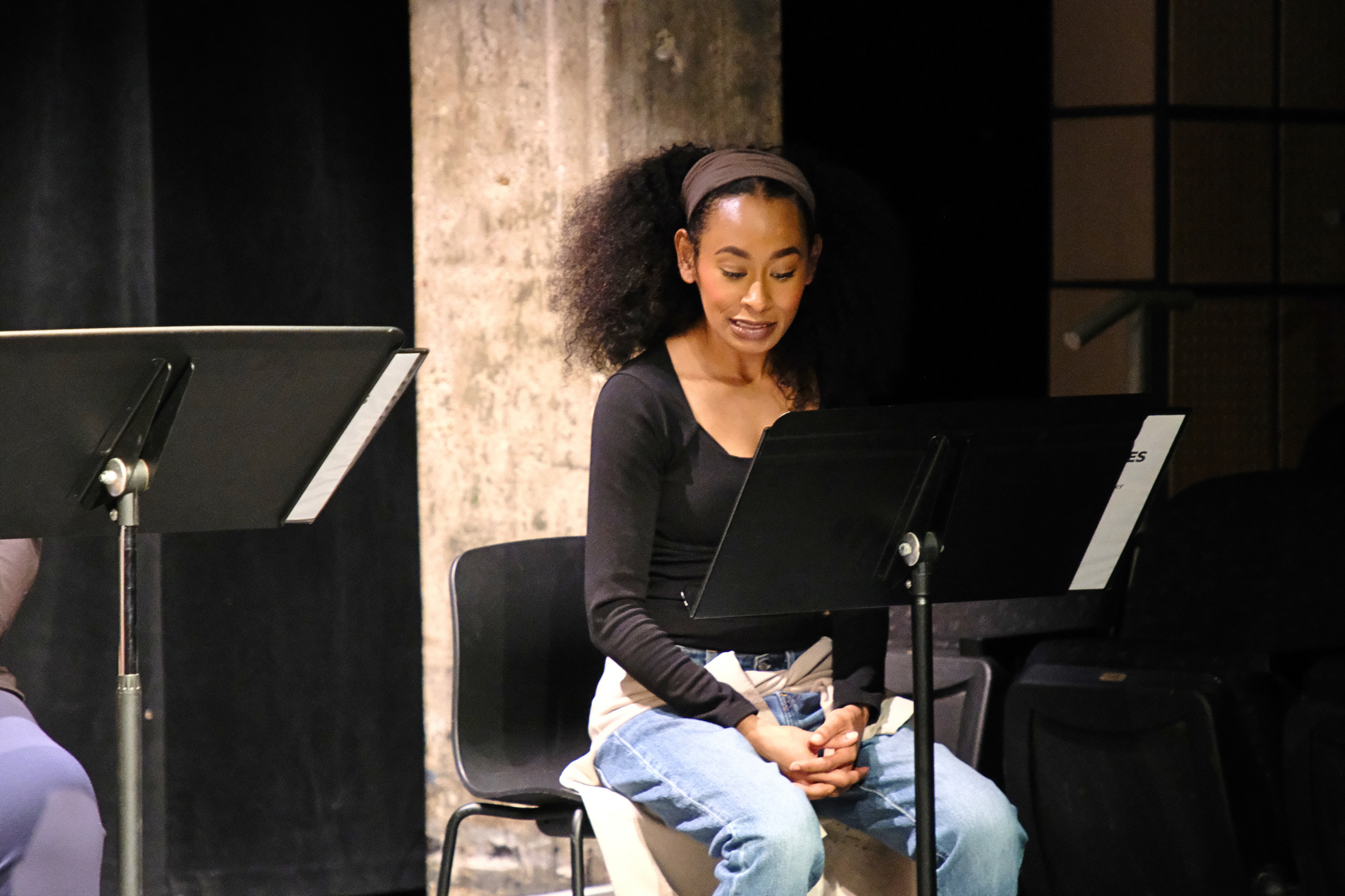 Familial Comforts Reading,                                   New Pages, New Stages Festival  Studio Theatre Jan 2026
Photography by Sarah Johnson