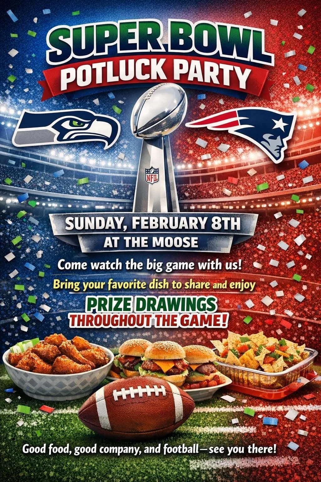 Super Bowl Potluck Party