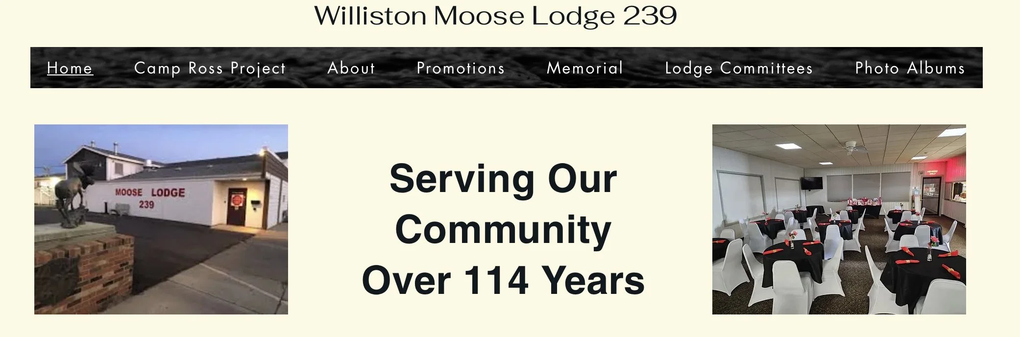 Williston Moose Lodge #239 website