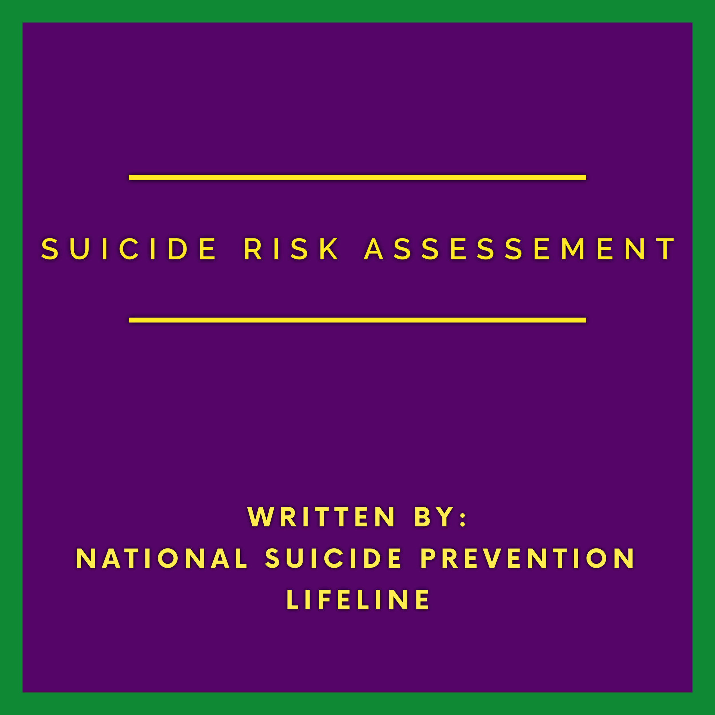 Suicide Risk Assessement