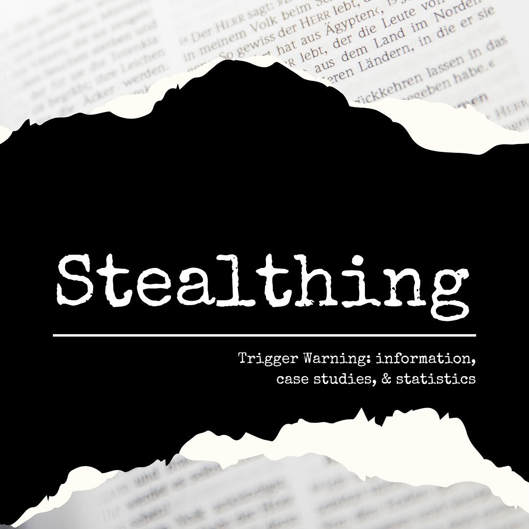 Raising awareness about a crucial issue: stealthing. It&rsquo;s a serious violation of consent that often goes unnoticed. 

Let&rsquo;s break the silence, educate ourselves, and create a safe space for dialogue. 🗣️