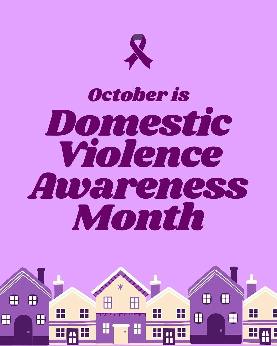 October is Domestic Violence Awareness Month.
If you or someone you know is affected, you&rsquo;re not alone.
Reach out , support and safety are available. 💜

#DomesticViolenceAwarenessMonth #YouAreNotAlone #EndTheSilence #DVAM #SupportAndSafety #ou