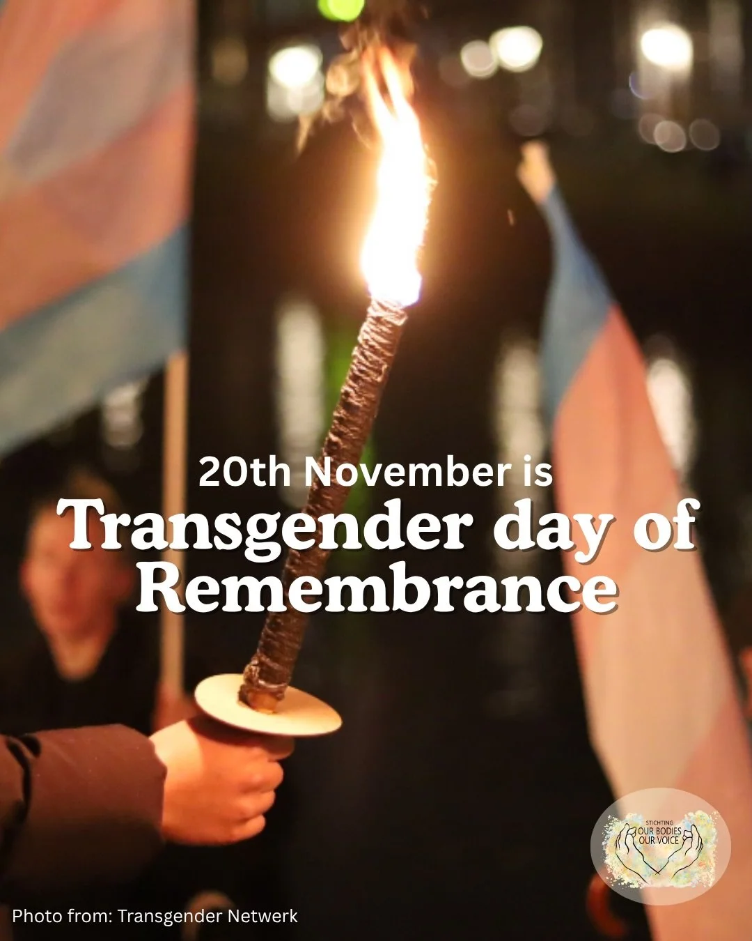Today we honour the trans lives lost to anti-trans violence.
🕯️ Holding space, remembering together.
Join the TDOR gathering at Westerkerk, 19:00 @transgendernetwerknl  #TDOR #TransDayOfRemembrance  #TransLivesMatter #EndTransViolence #TransRightsAr