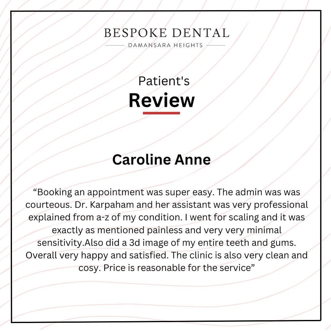 We would love to hear your feedback 🌟

Patients reviews, good or bad. Make us improve on our end. We are always open to hearing your suggestions, providing better service for you. We hear you! So drop us your reviews! 

#dentaclinickl #clinicreviews