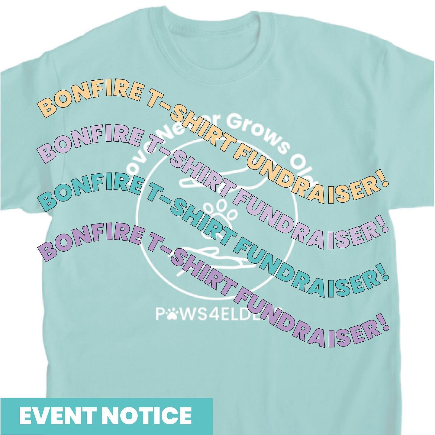 Event Notice: Love Never Grows Old Fundraiser! 💛

Support us by purchasing an awesome t-shirt, sweater, mug, or tote bag on our Bonfire store! 100% will go to program services that impact the lives of seniors and the animals they love. 💜🐶🐱 #paws4