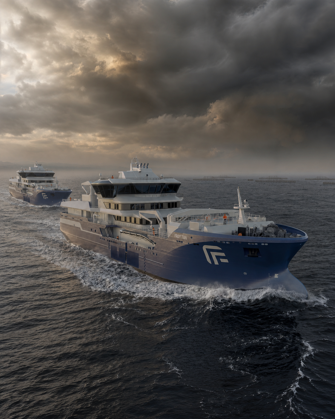 Two new Salt-designed Live Fish Carriers for Frøy
