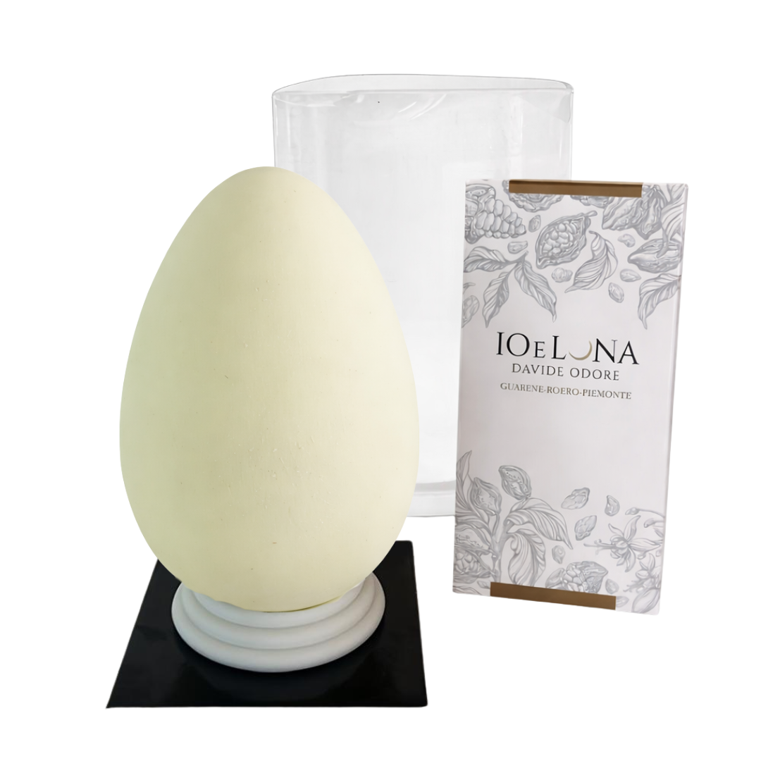 Uovo di cioccolato bianco e cremino al pistacchio (220 GR)