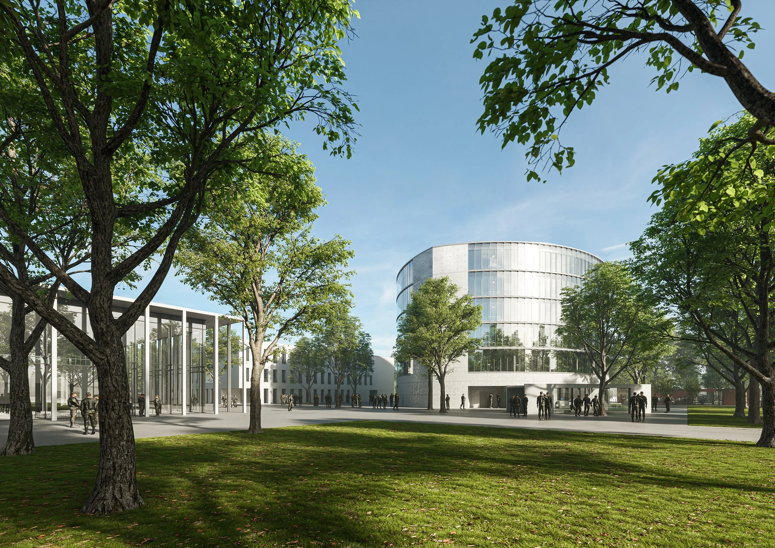 Aufstockung/Sanierung Kommandogebäude Kaserne Auenfeld, Frauenfeld