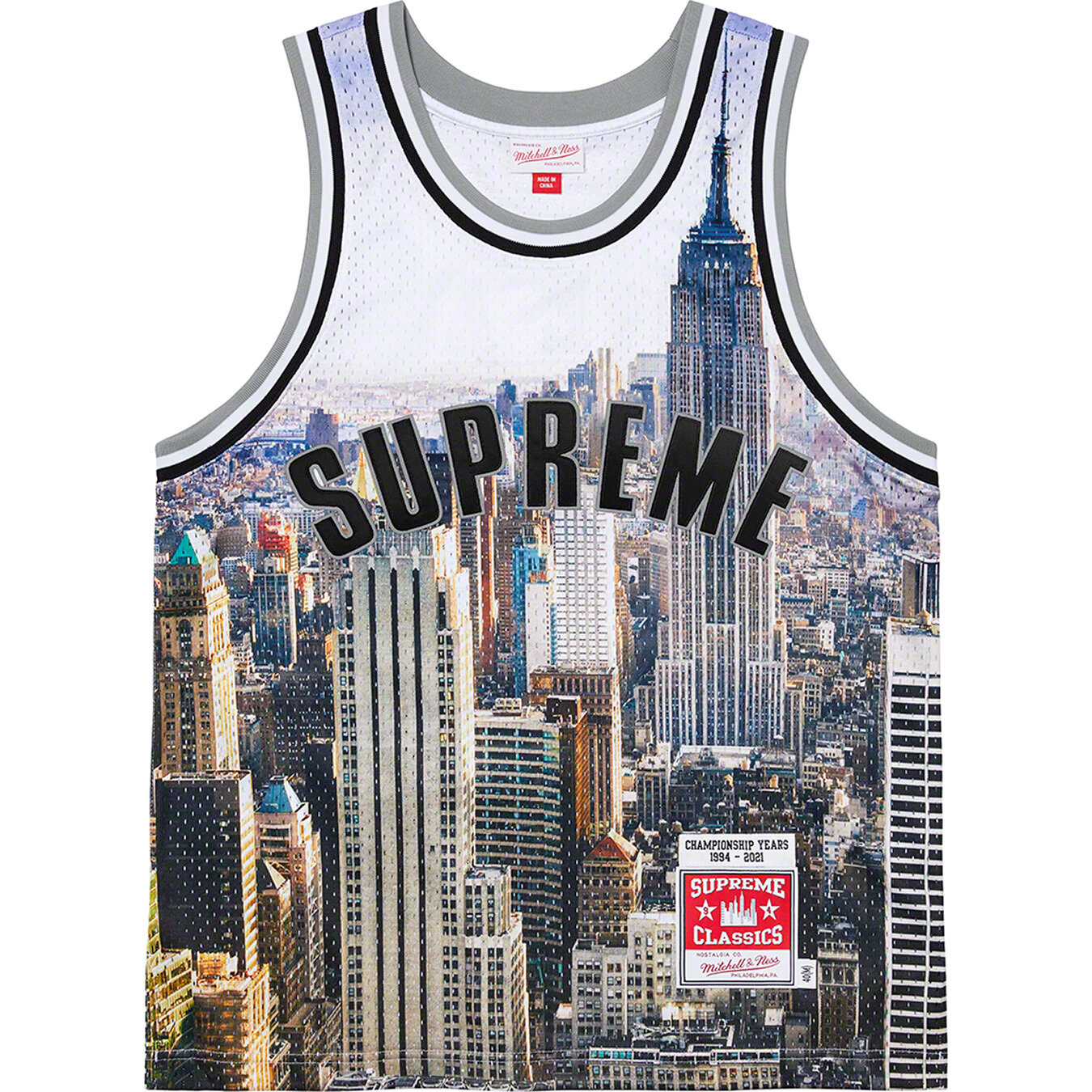Supreme Mitchell & Ness Basketball Jersey — La Suprema Calidad
