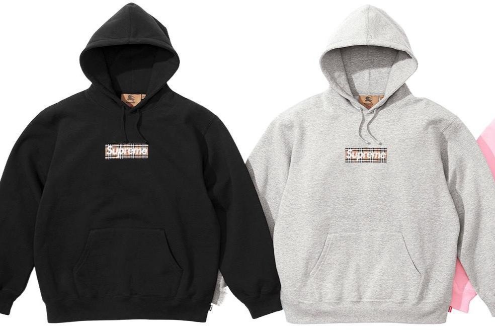 SUPREME®/BURBERRY® BOX LOGO HOODED SWEATSHIRT — La Suprema Calidad