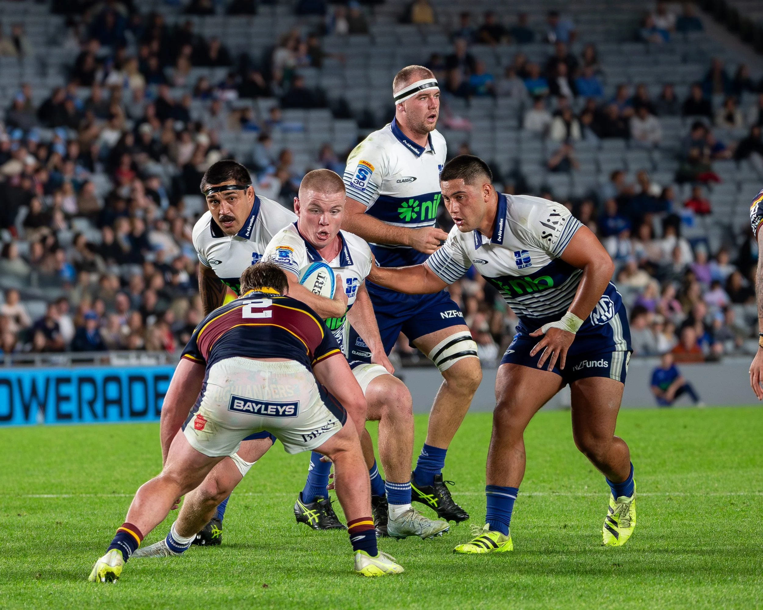Flanker Anton Segner

Highlanders vs Blues 17 April 2026. Shot by: Dominic Gasparich