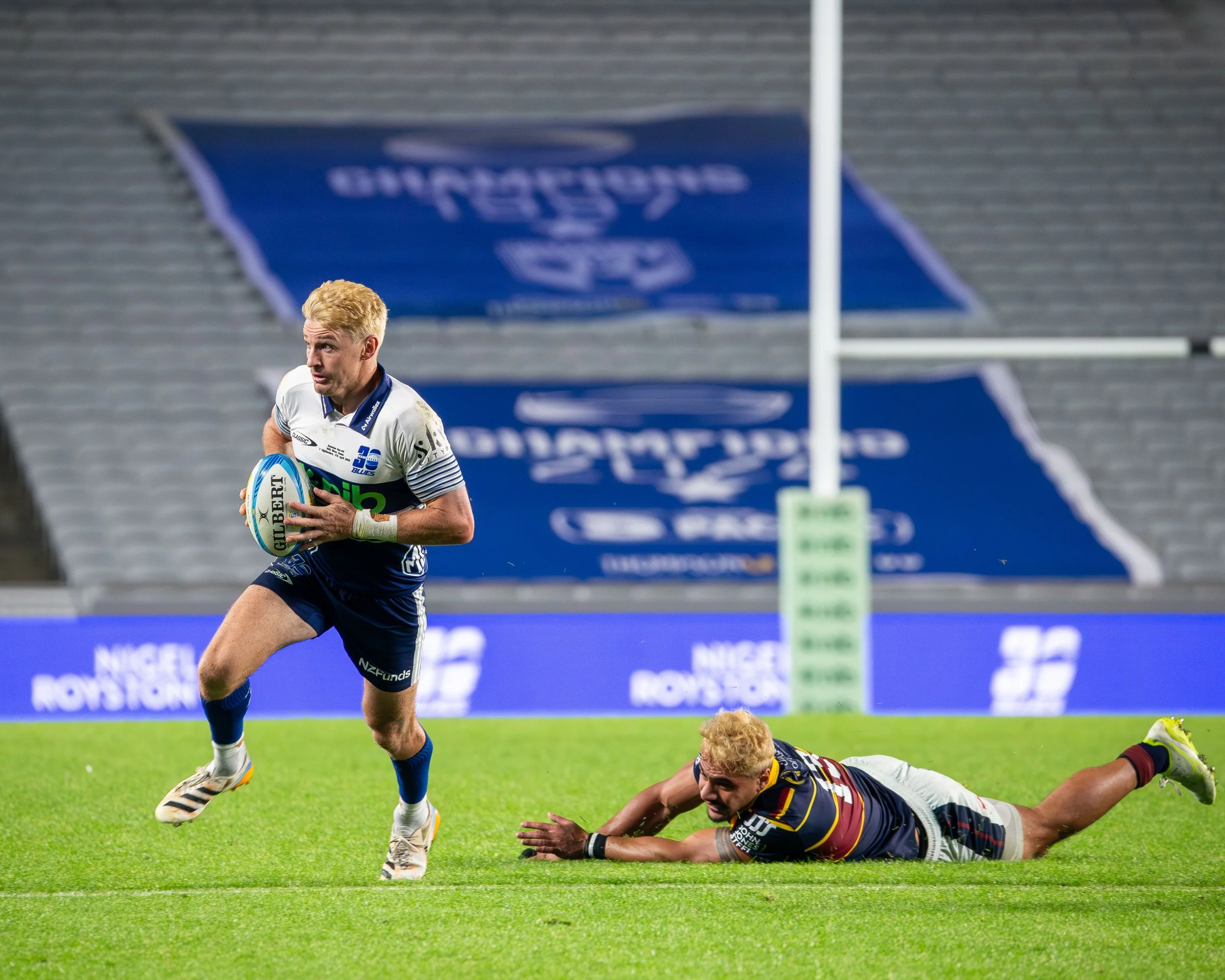 First-five Beauden Barrett

Highlanders vs Blues 17 April 2026. Shot by: Dominic Gasparich