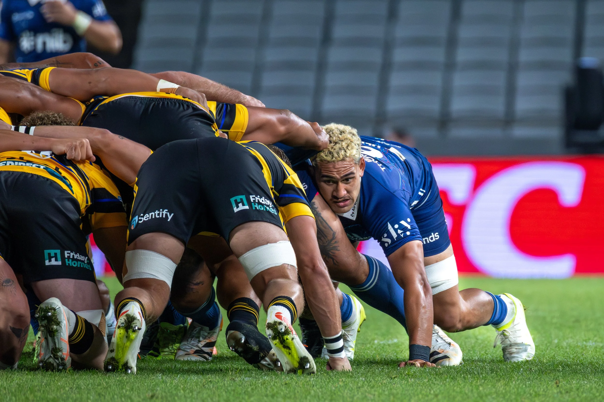 Flanker Malachi Wrampling-Alec

Highlanders vs Blues 16 May 2026
Shot by: Dominic Gasparich