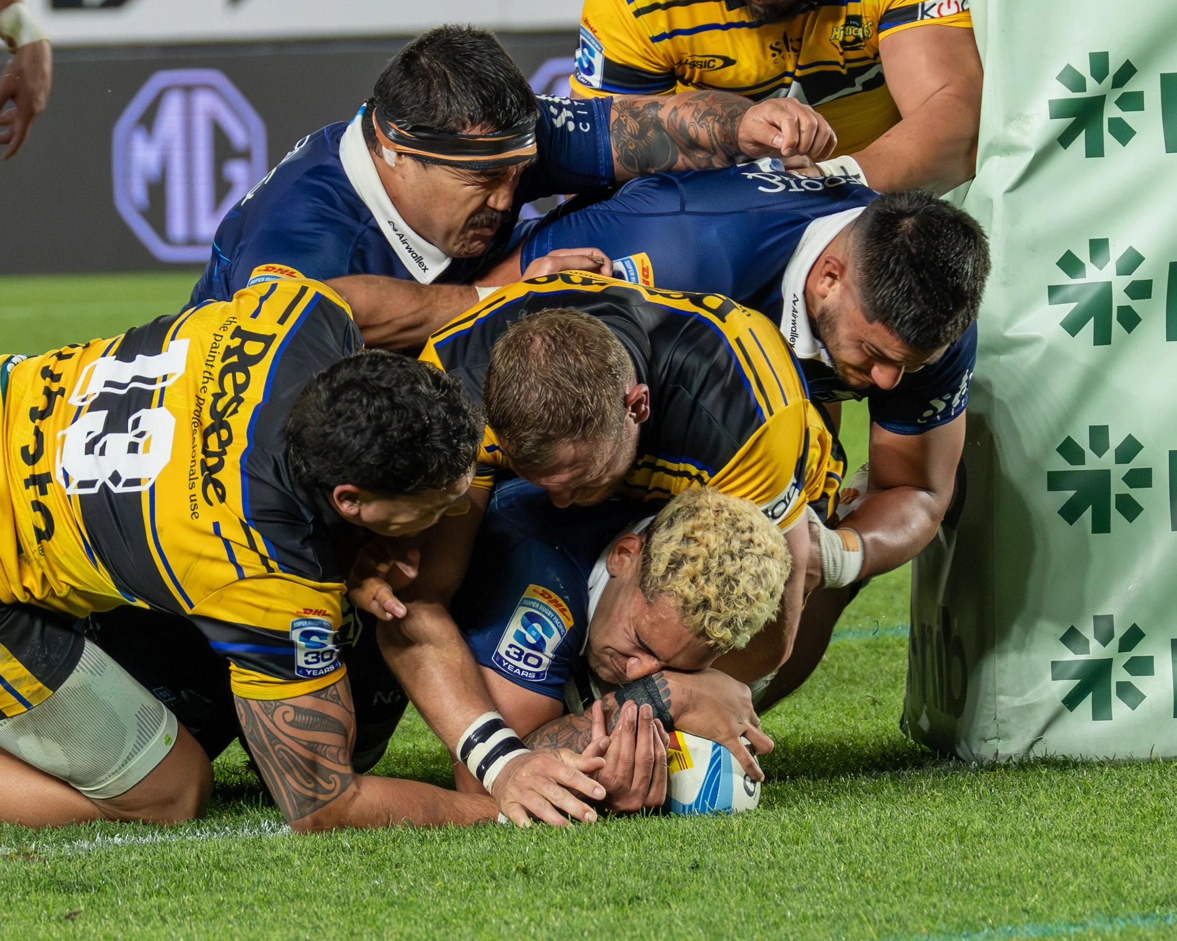 Flanker Malachi Wrampling-Alec

Highlanders vs Blues 16 May 2026
Shot by: Dominic Gasparich