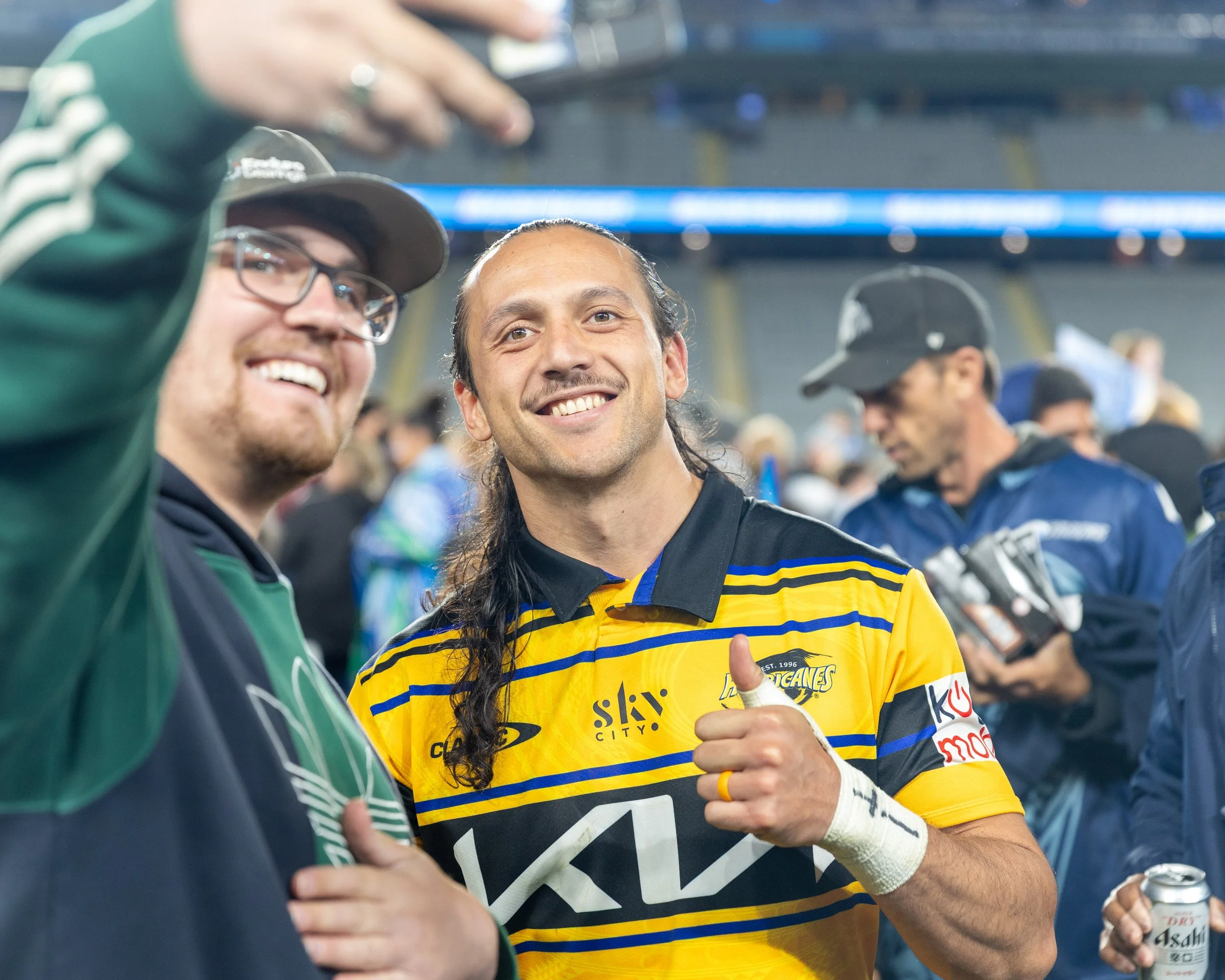 Halfback Ere Enari

Highlanders vs Blues 16 May 2026
Shot by: Dominic Gasparich