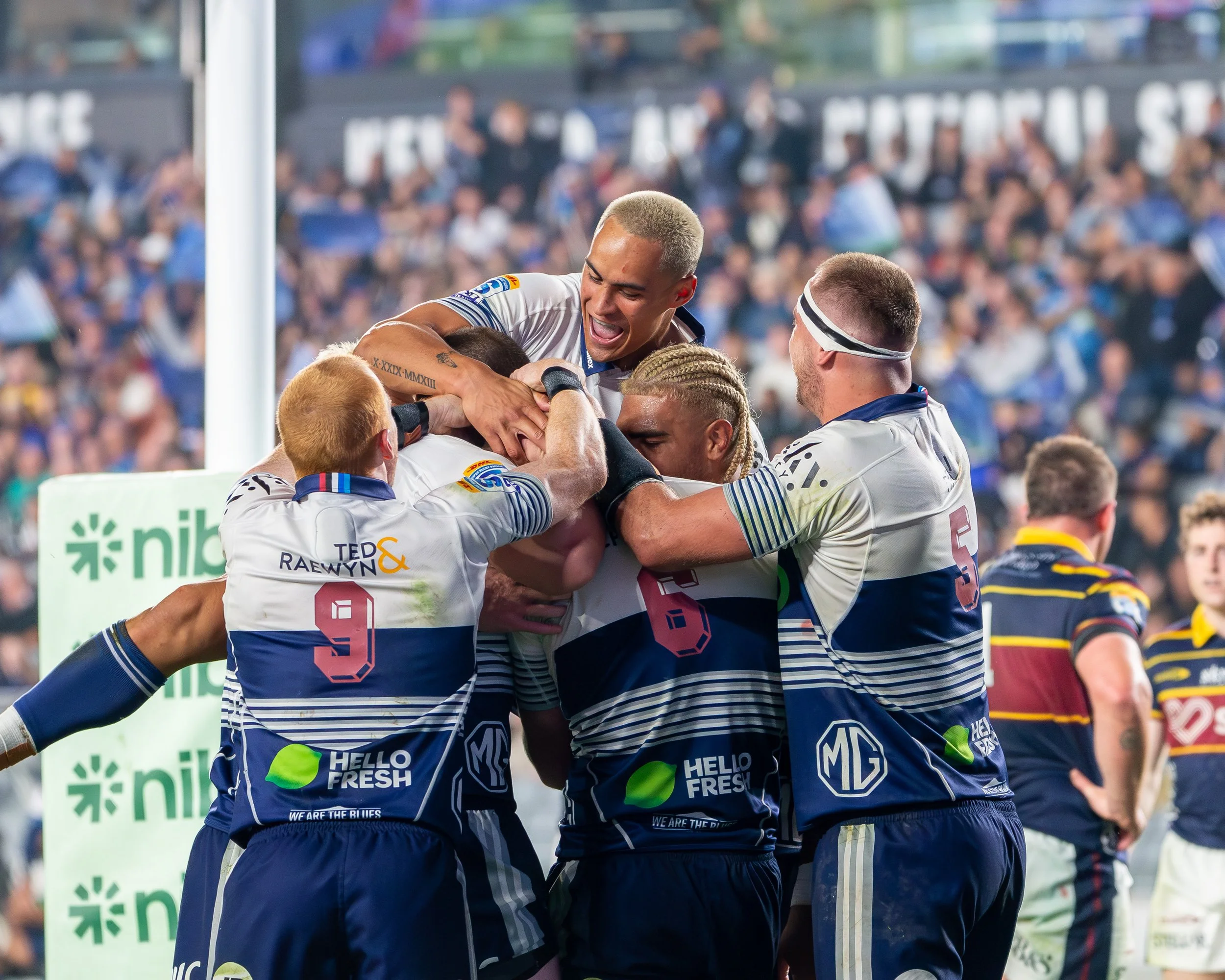 Highlanders vs Blues 17 April 2026. Shot by: Dominic Gasparich