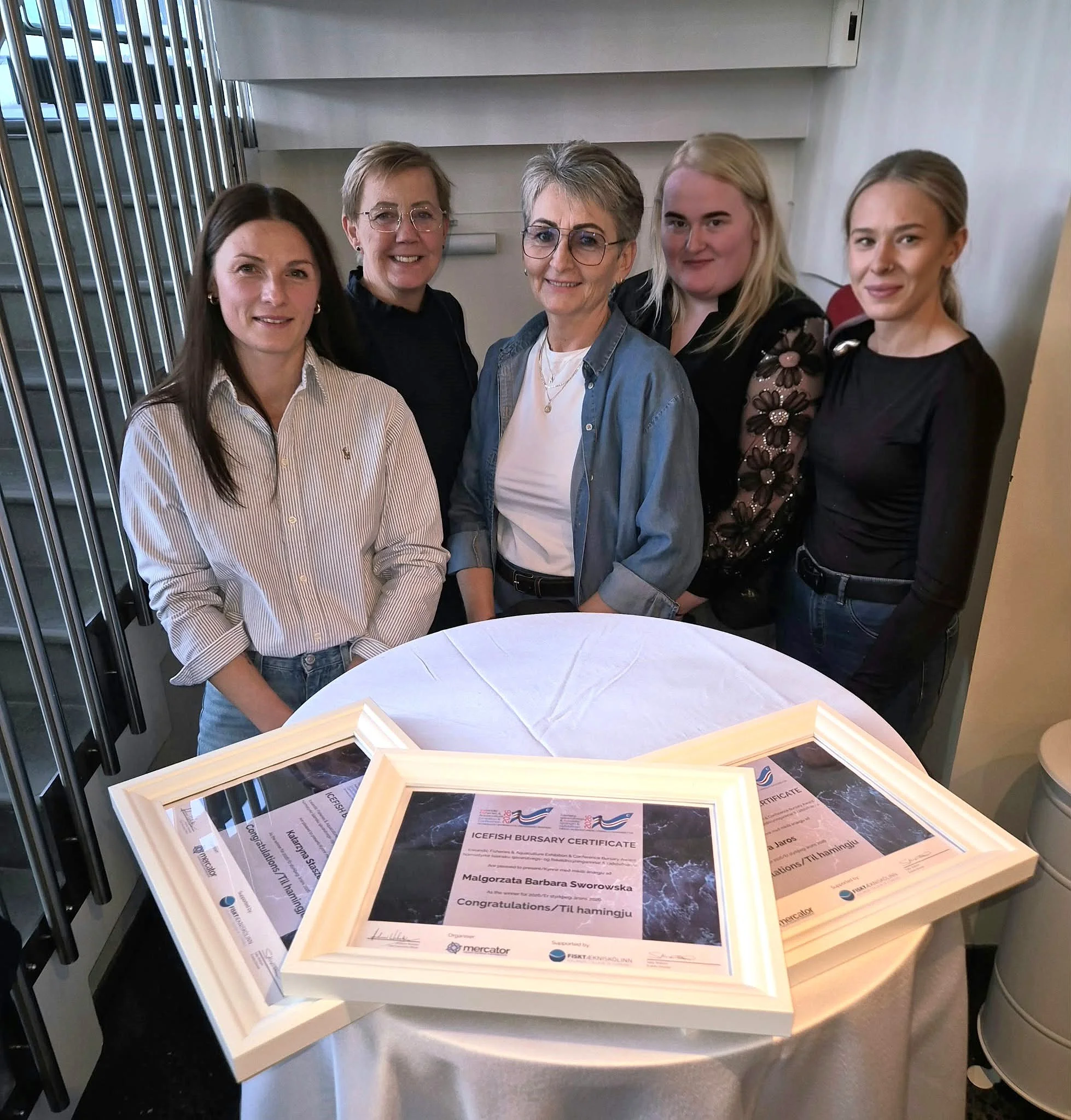 Námsstyrkir IceFish 2026 tilkynntir við hátíðlega athöfn í Sjávarklasanum