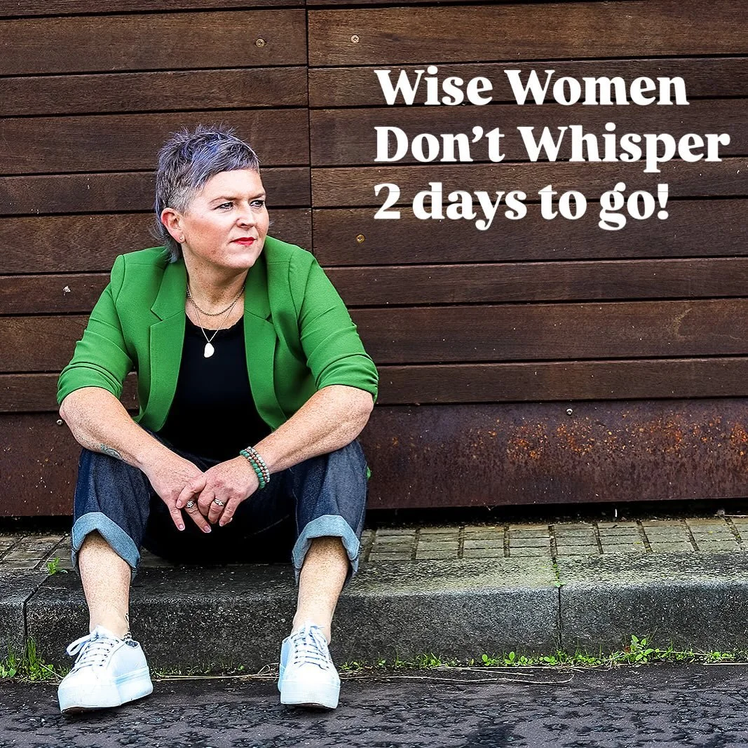 Two days to go…
On 1st October, Wise Women Don’t Whisper will be released into the world.
https://amzn.eu/d/0GWPN4m
A collection of 50 women’s stories, raw, real and powerful, breaking silence around midlife and menopause.
My s