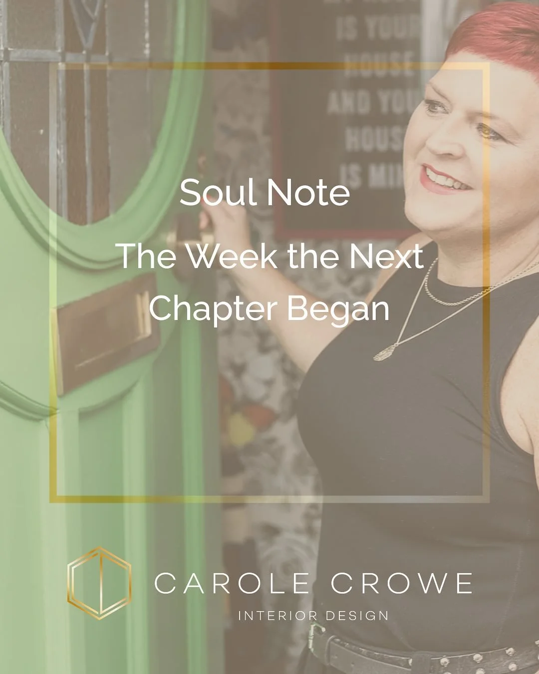 Soul Note | The Week the Next Chapter Began
This week felt like the beginning of something new, not because I started over, but because I finally felt ready to arrive.
The photo shoot, the decorating, the quiet clearing of space, they were not just