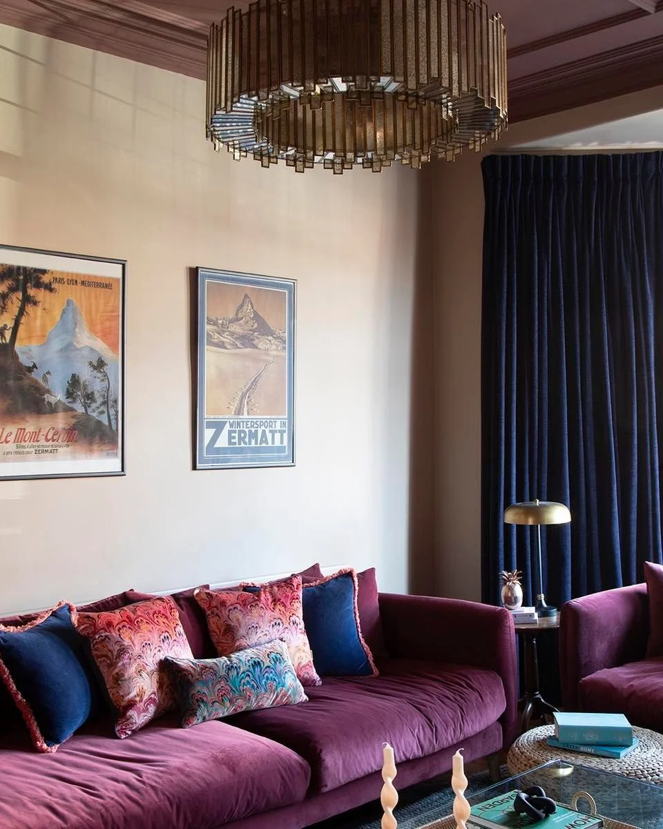 A Room to Retreat!
The light in this room is always cool, steady and soft, a reminder that not all warmth comes from the sun.
Here, the warmth is created through feeling. Deep tones, soft textures and gentle layering bring the space to life after d