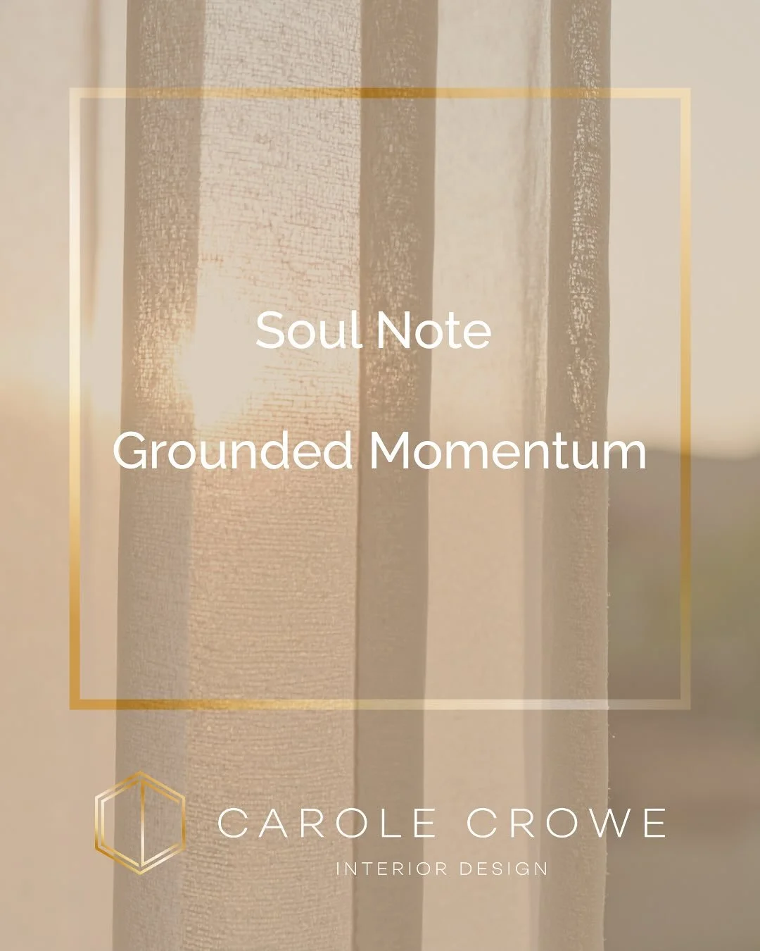 Soul Note | Grounded Momentum

Every morning begins the same way for me.
Breath, movement, quiet.
Not to escape the day, but to meet it fully.
From that ground, the rest finds its order.

This week the work deepened: in the studio, complexity eased i