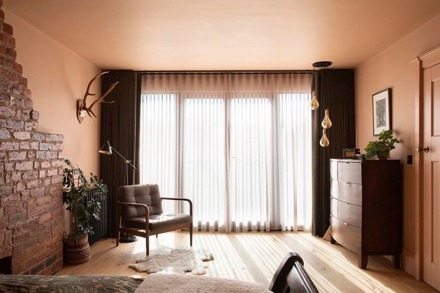 There is always a moment in a project when I realise the change is no longer just an idea.  It has started to live in the room.

Sometimes it is as simple as the first lamp going on in the evening, or the way you naturally curl up in the new corner t