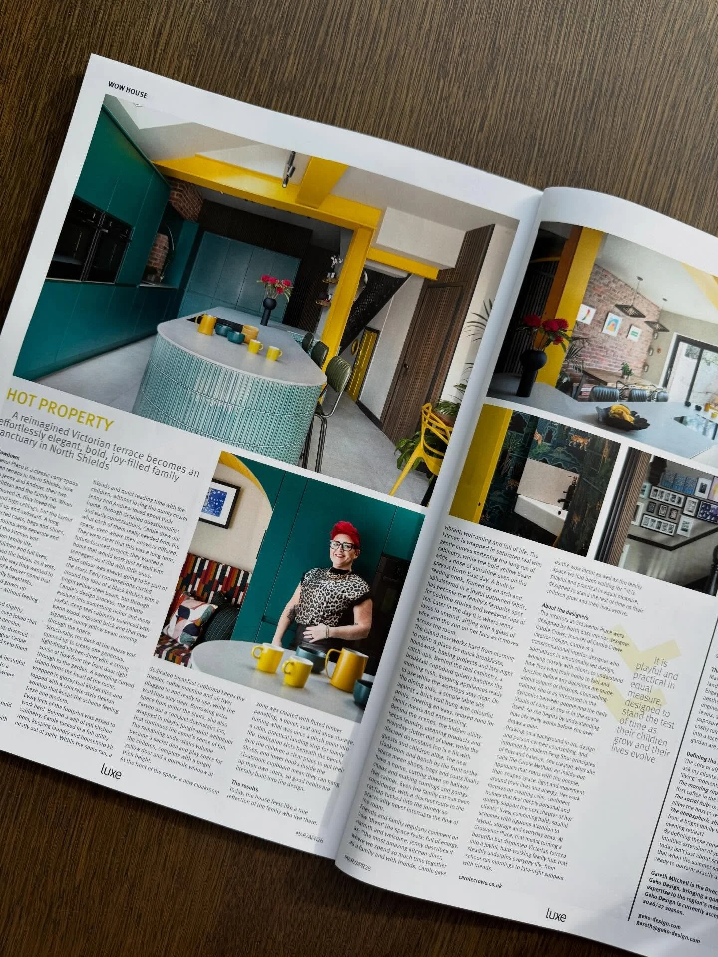 Seeing this project featured in @luxemagazine feels really special.

This home was designed for real life, not just for photographs. A family home full of personality, warmth, movement and joy, created by starting with the people who live there and t