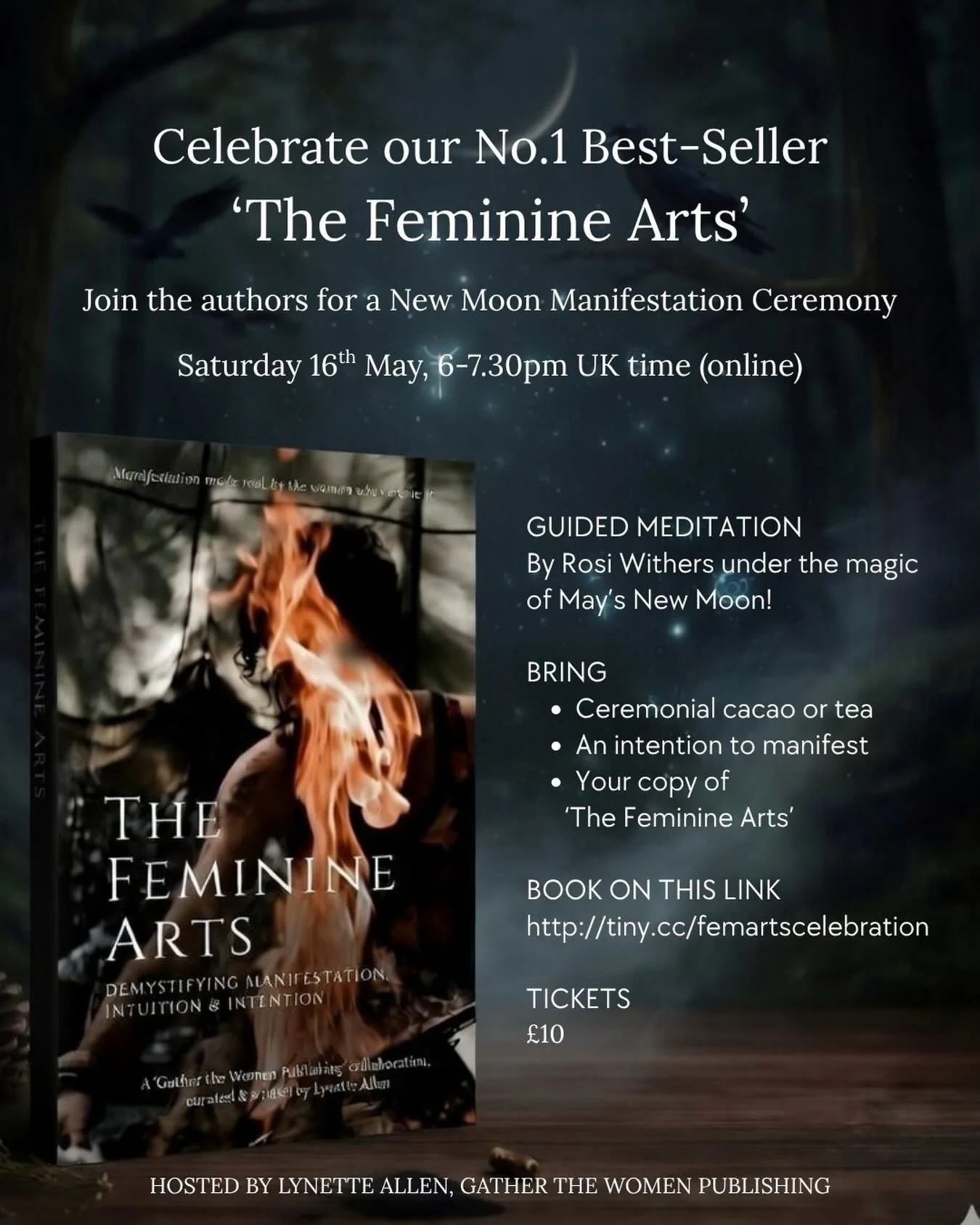What a beautiful thing to wake up to, and such a special thing to be able to share. 🤍

The Feminine Arts has reached No.1 on Amazon across three categories, and we are gathering to celebrate with a New Moon Manifestation Ceremony on Saturday 16th Ma
