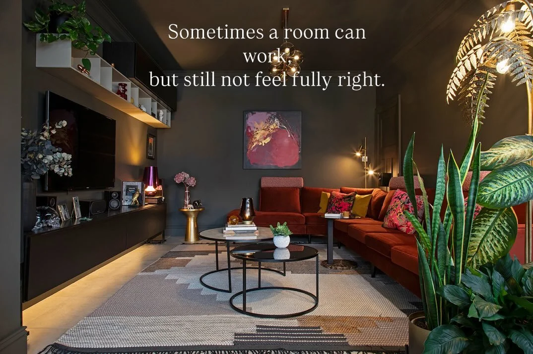 Sometimes a room can look finished enough, but still not feel fully right.

That was the case here.

When we first completed this space, it worked. It was comfortable, usable, and we could live in it. But deep down, I knew it was not yet resolved. Th