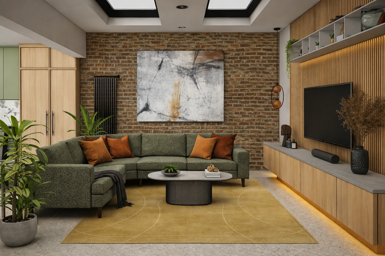tynemouth-living-brick-slips-oak-builtin-furniture-green-corner-sofa.png
