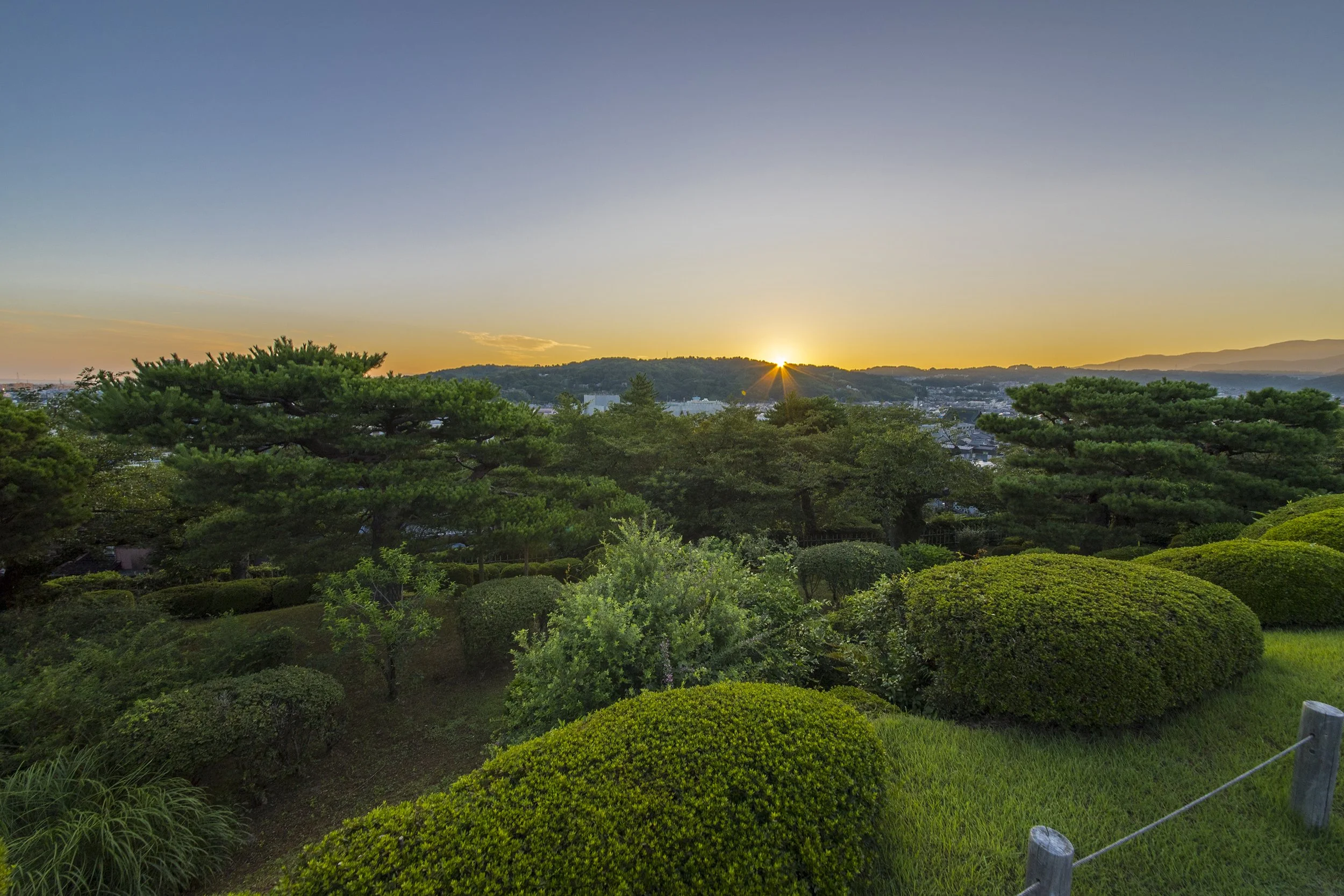  Frodige omgivelser. ©Kanazawa City 