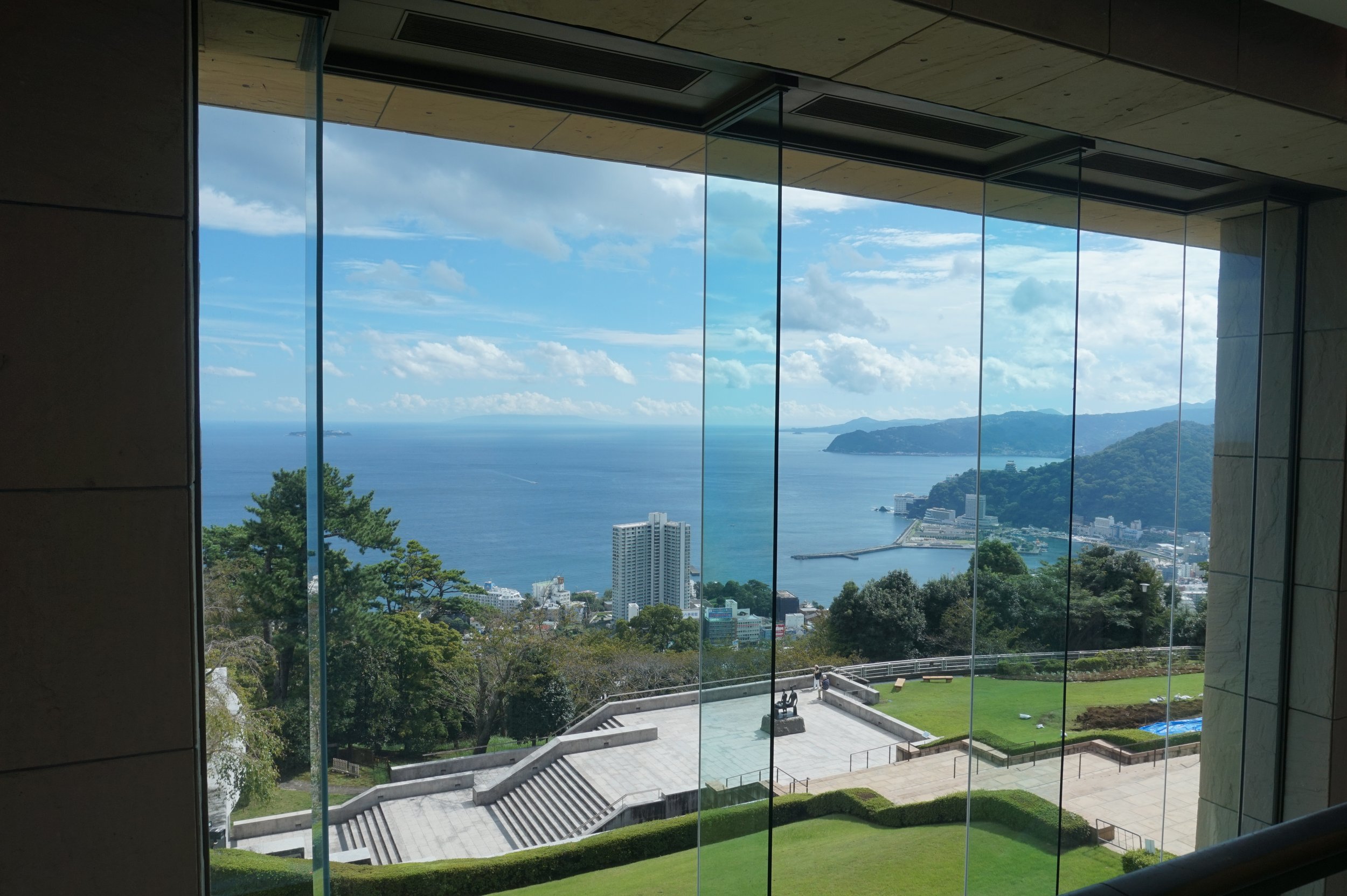  Fabelaktig utsikt venter så fort man går inn i museet! 