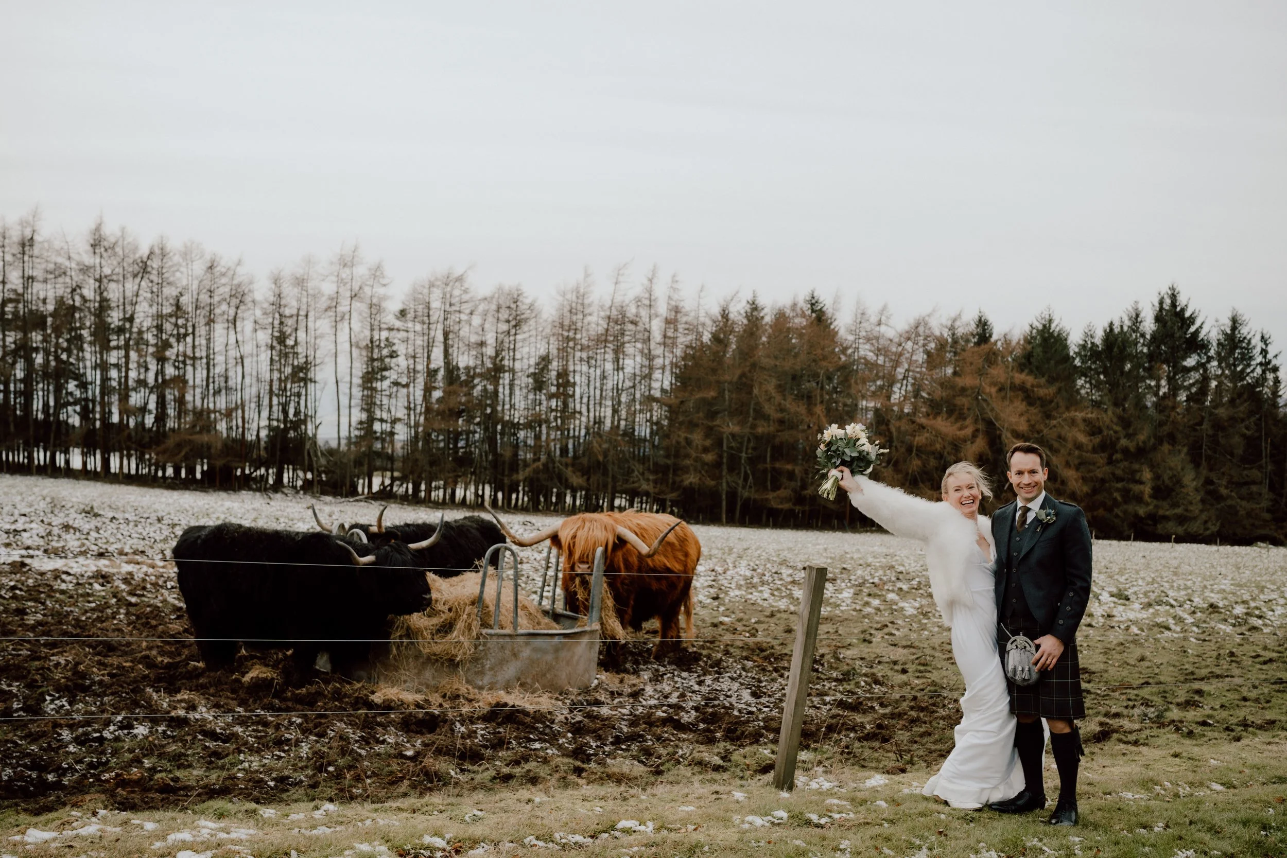 Valentine’s Day Wedding at Alexander House, Auchterarder | Perthshire Wedding Photographer