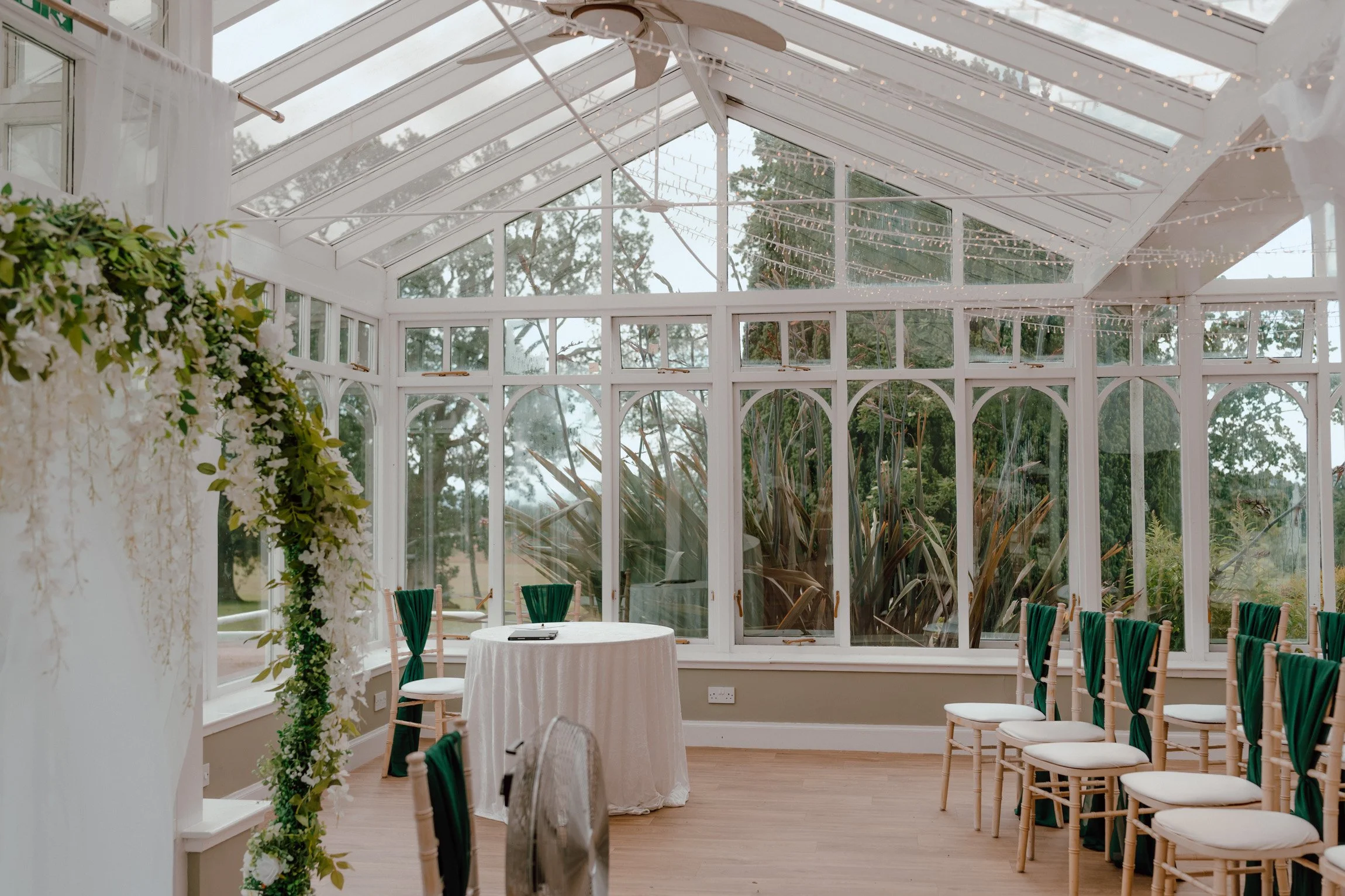Oswald House greenhouse