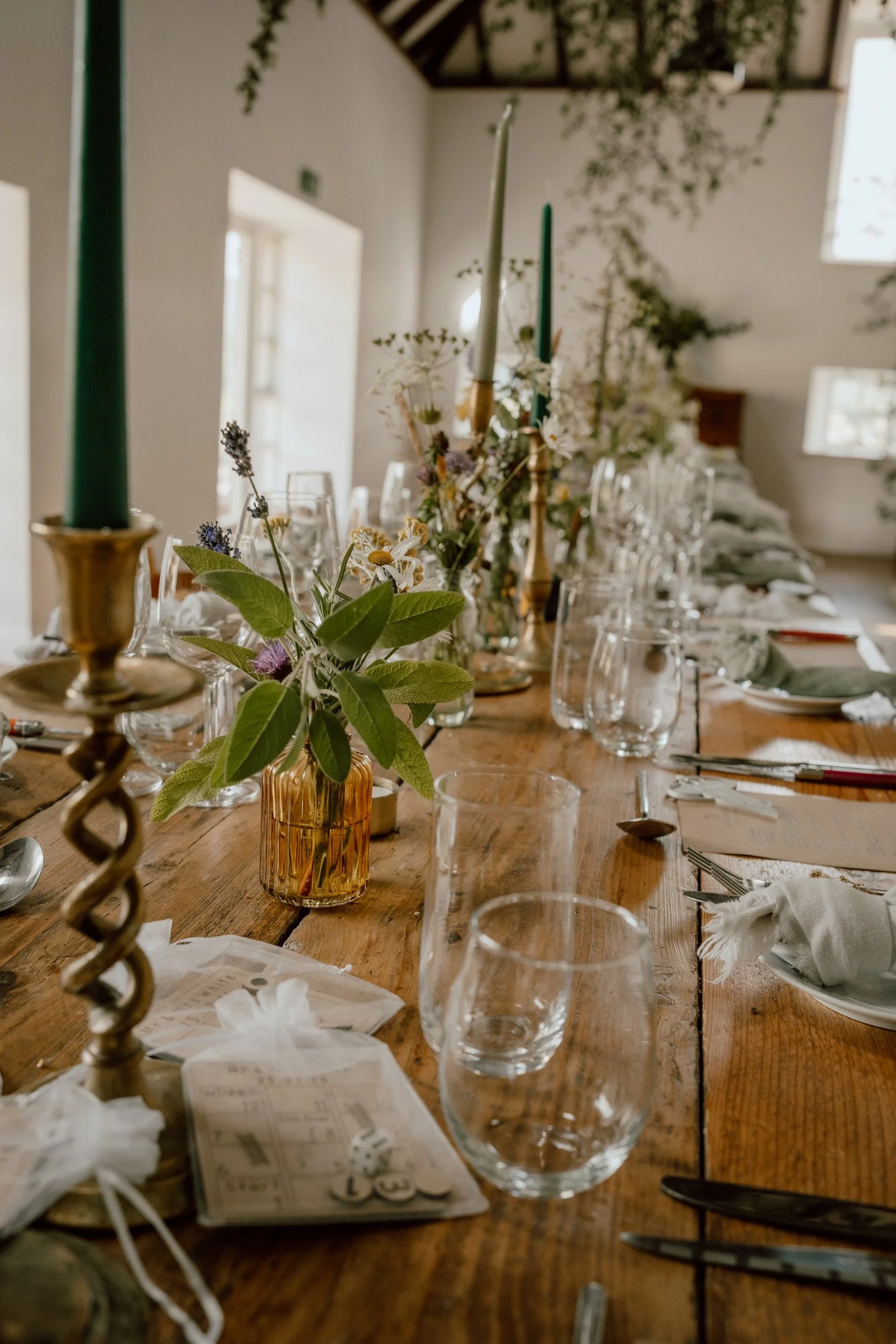 Elegant Summer Wedding Reception at Ballintaggart Farm Perthshire