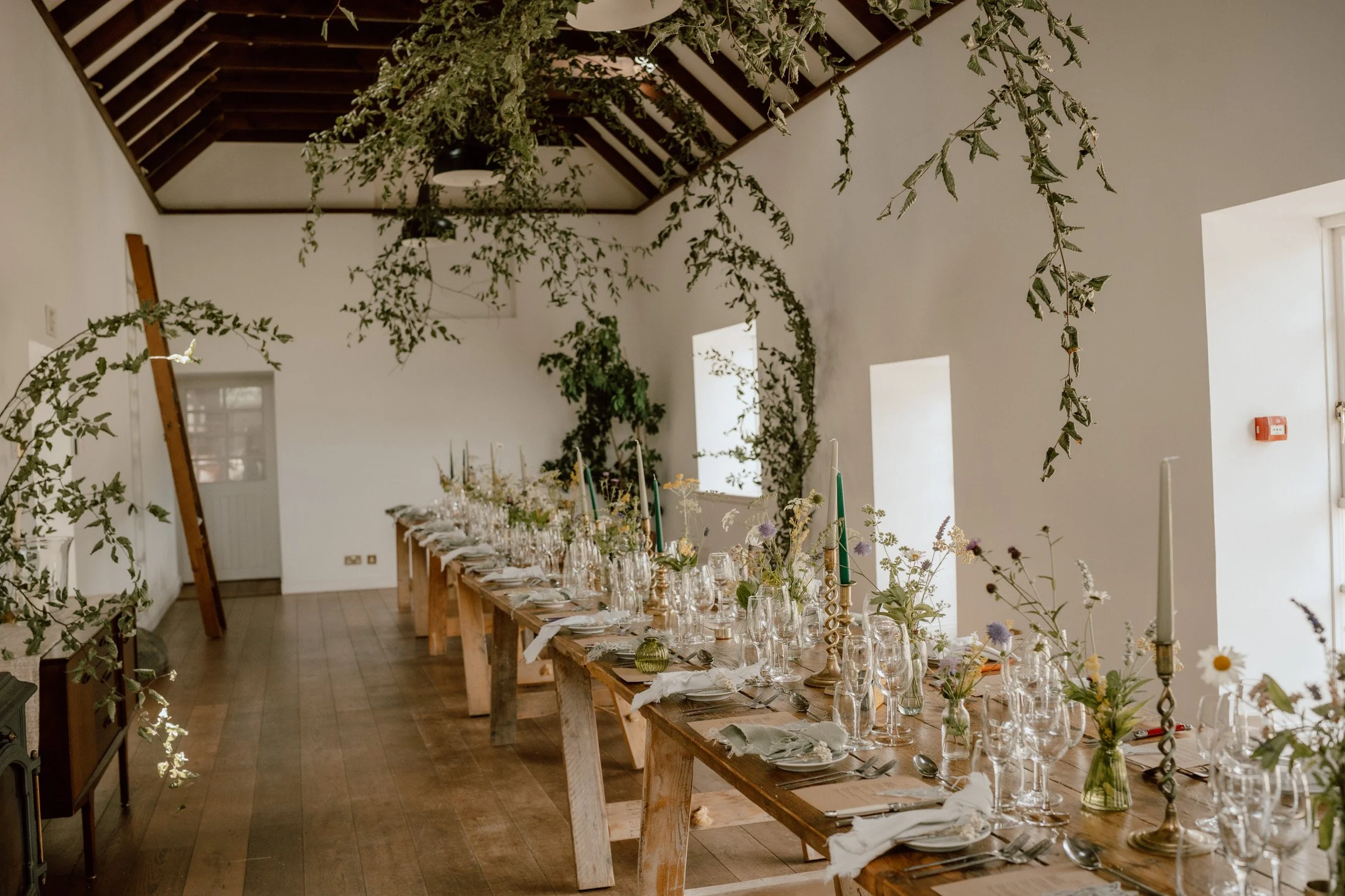 Ballintaggart Farm Wedding Reception Styling | Perthshire Wedding Photographer