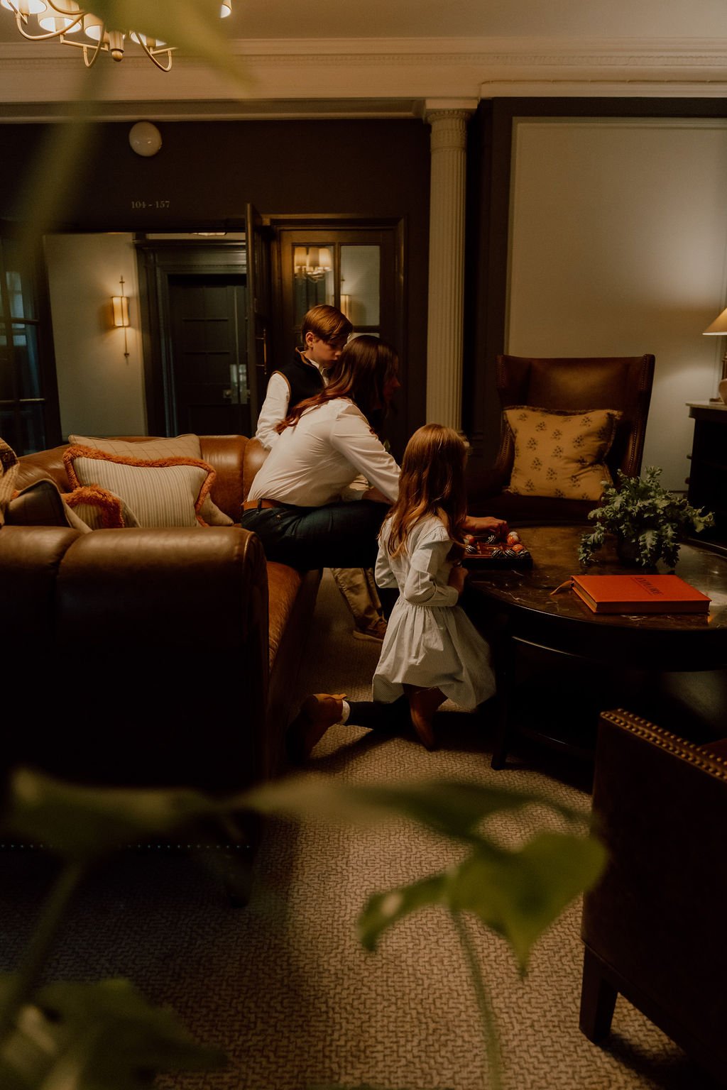 A Quiet Family Moment at Gleneagles Hotel