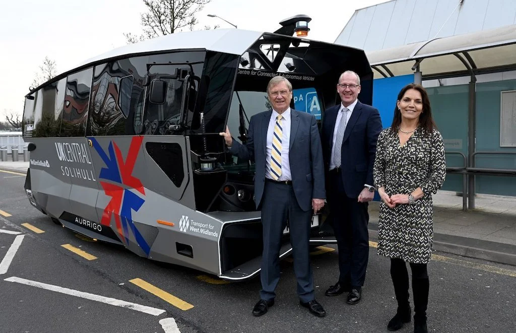 Autonomous shuttle trial on live roads at Birmingham Airport