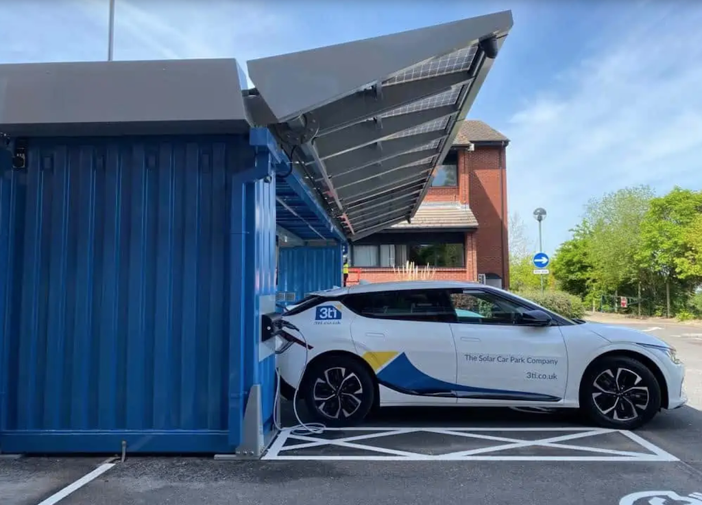 3ti launches solar containerised pop-up EV charging hub