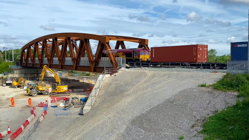 Midlands’ longest single span railway bridge provides key part in HS2 jigsaw
