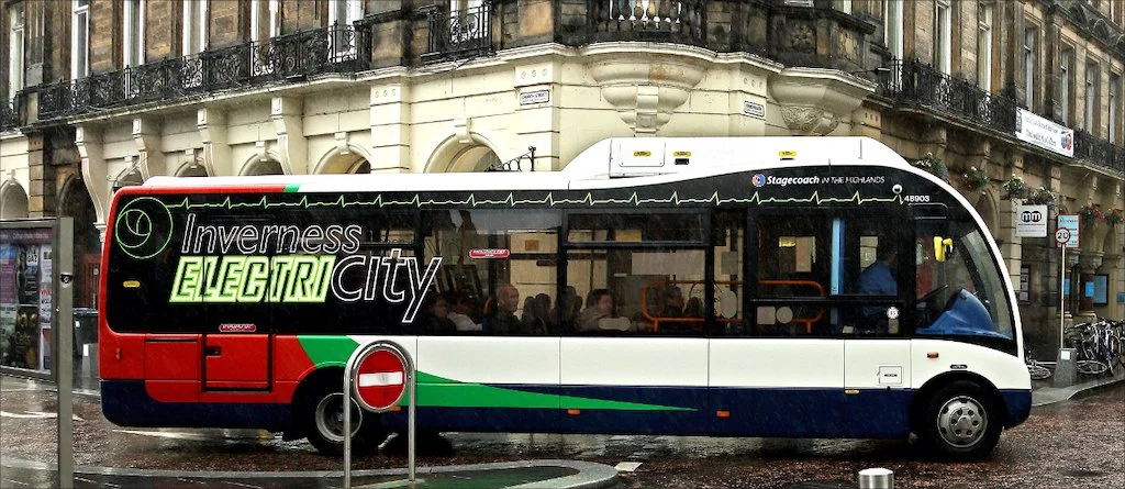 Inverness and Perth to get UK’s first all-electric city bus networks