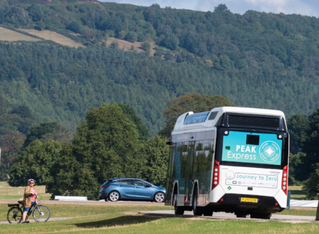 Peak District National Park bus trial compares hydrogen and EV