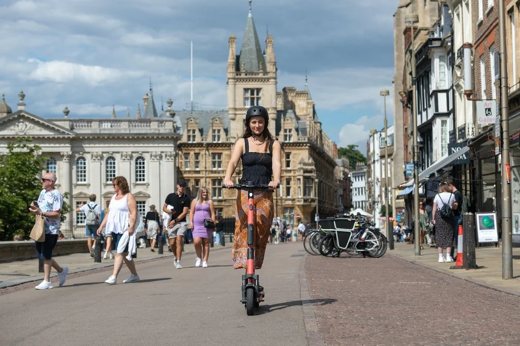 Shared e-scooters bring people back to the high street