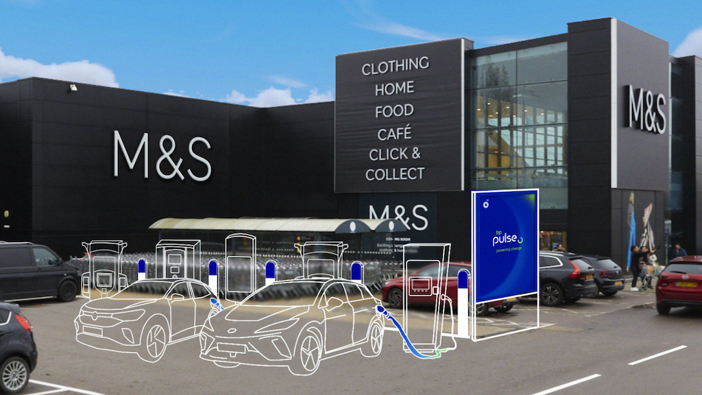 bp pulse to install EV charge points at 70 M&amp;S stores