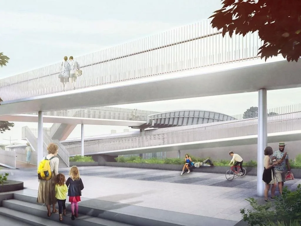 Newport’s active travel bridge improves access around station