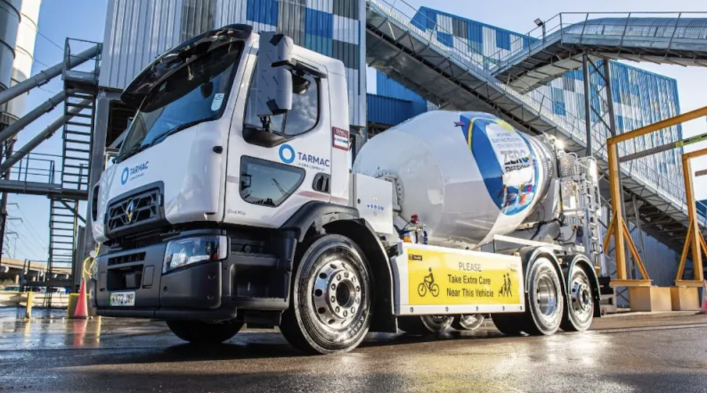 Tarmac trials all-electric ready-mix concrete mixer deliveries across Birmingham