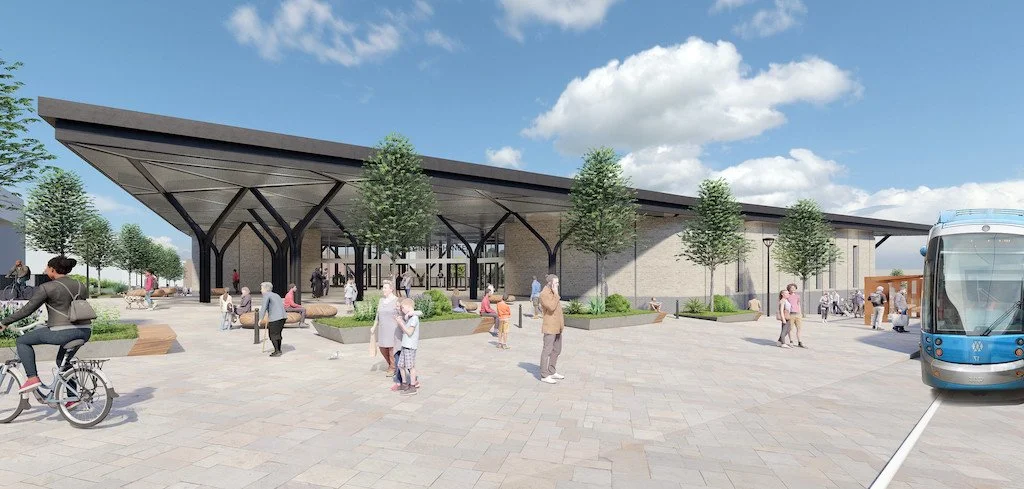 Designs for Dudley’s new bus and metro Interchange revealed